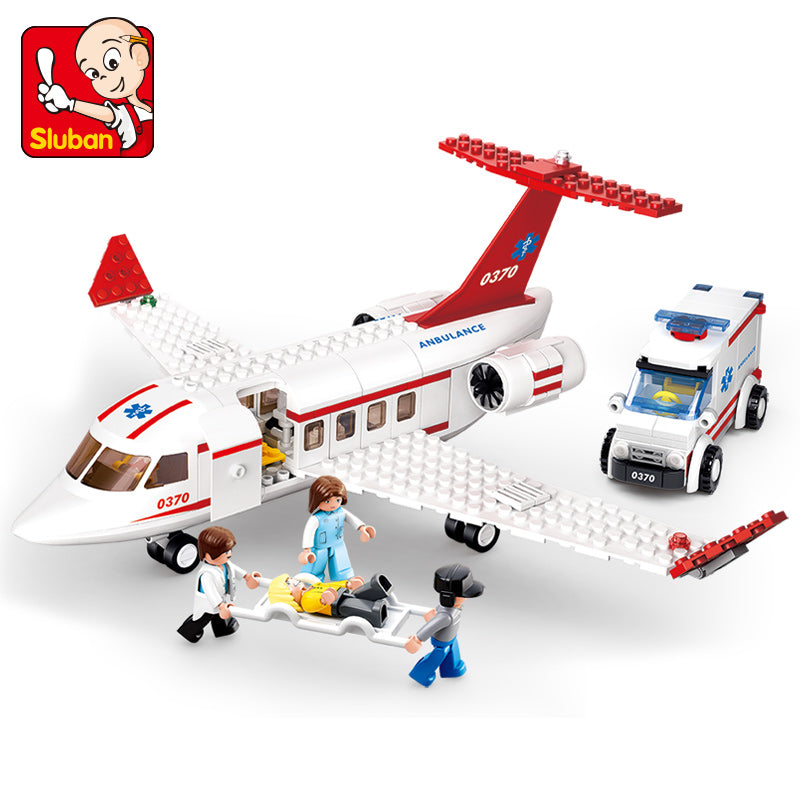 Avion sanitaire avec ambulance, vue 5