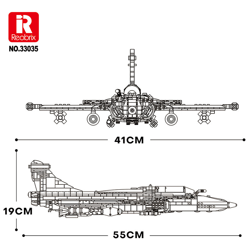 Chasseur polyvalent à aile delta et plans canard, vue 2