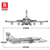 Chasseur polyvalent à aile delta et plans canard, vue 2