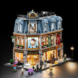 Galerie d'art, avec lumières, vue principale