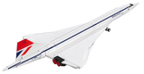 Avion de ligne supersonique à aile delta, échelle 1:100, vue 3