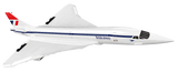 Avion de ligne supersonique à aile delta, échelle 1:100, vue principale