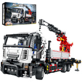 Camion-grue multifonction, vue principale