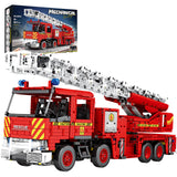 Grand camion de pompiers télécommandé, vue principale