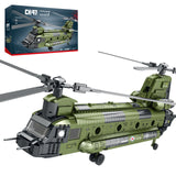 Hélicoptère de transport à double rotor, vue principale