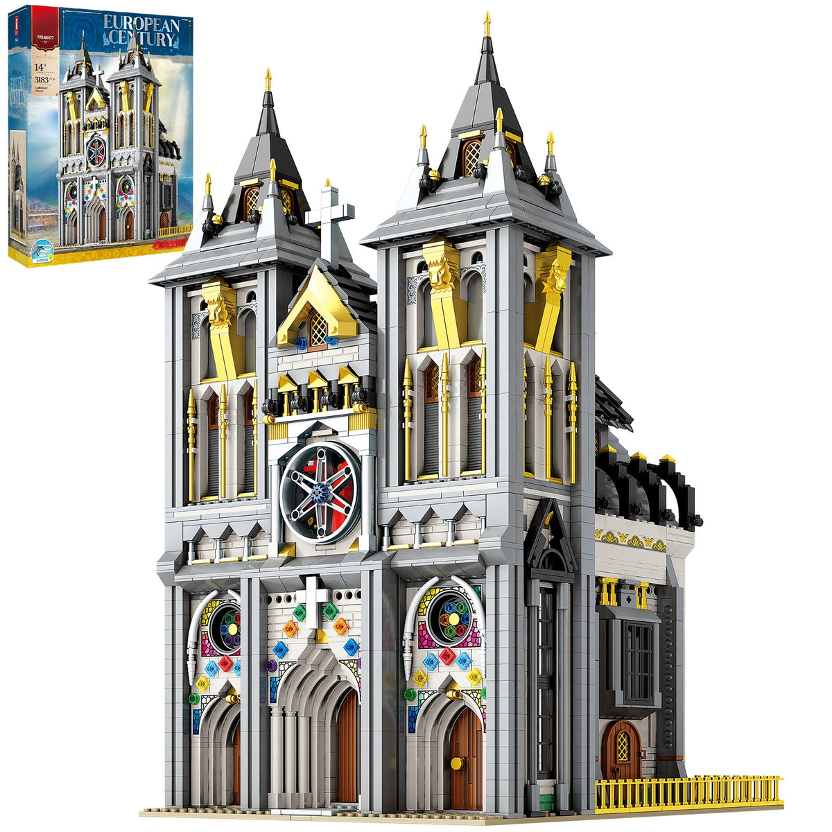 Église européenne d'autrefois, vue principale