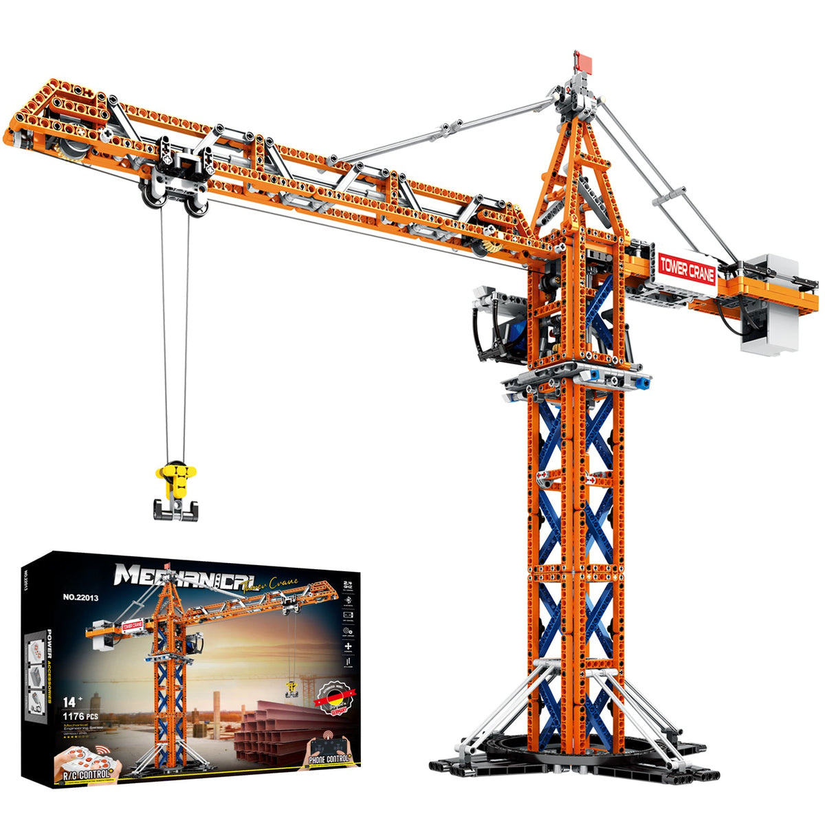 Camion-grue de chantier, vue principale