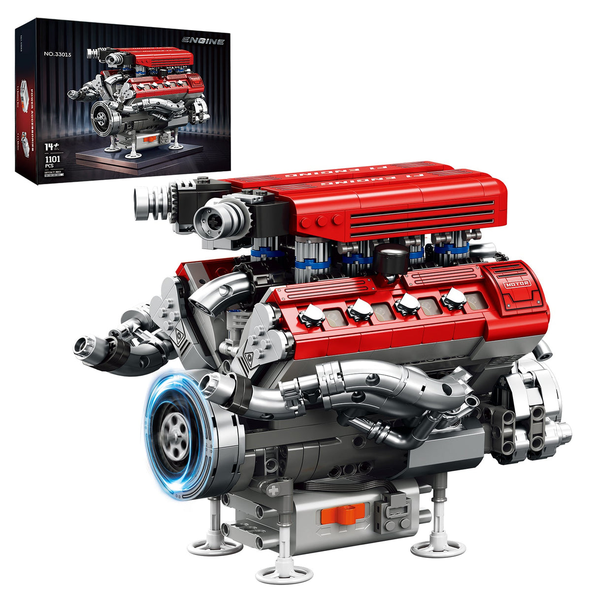 Moteur V8, vue principale