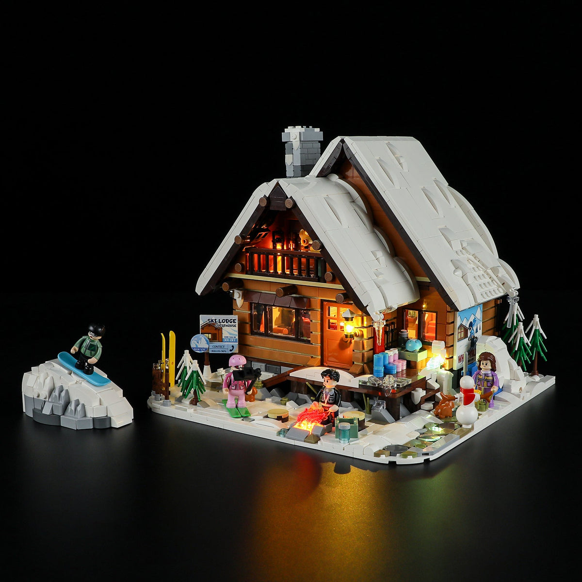 Chalet de ski, vue 6