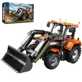 Tracteur chargeur télécommandé, vue principale