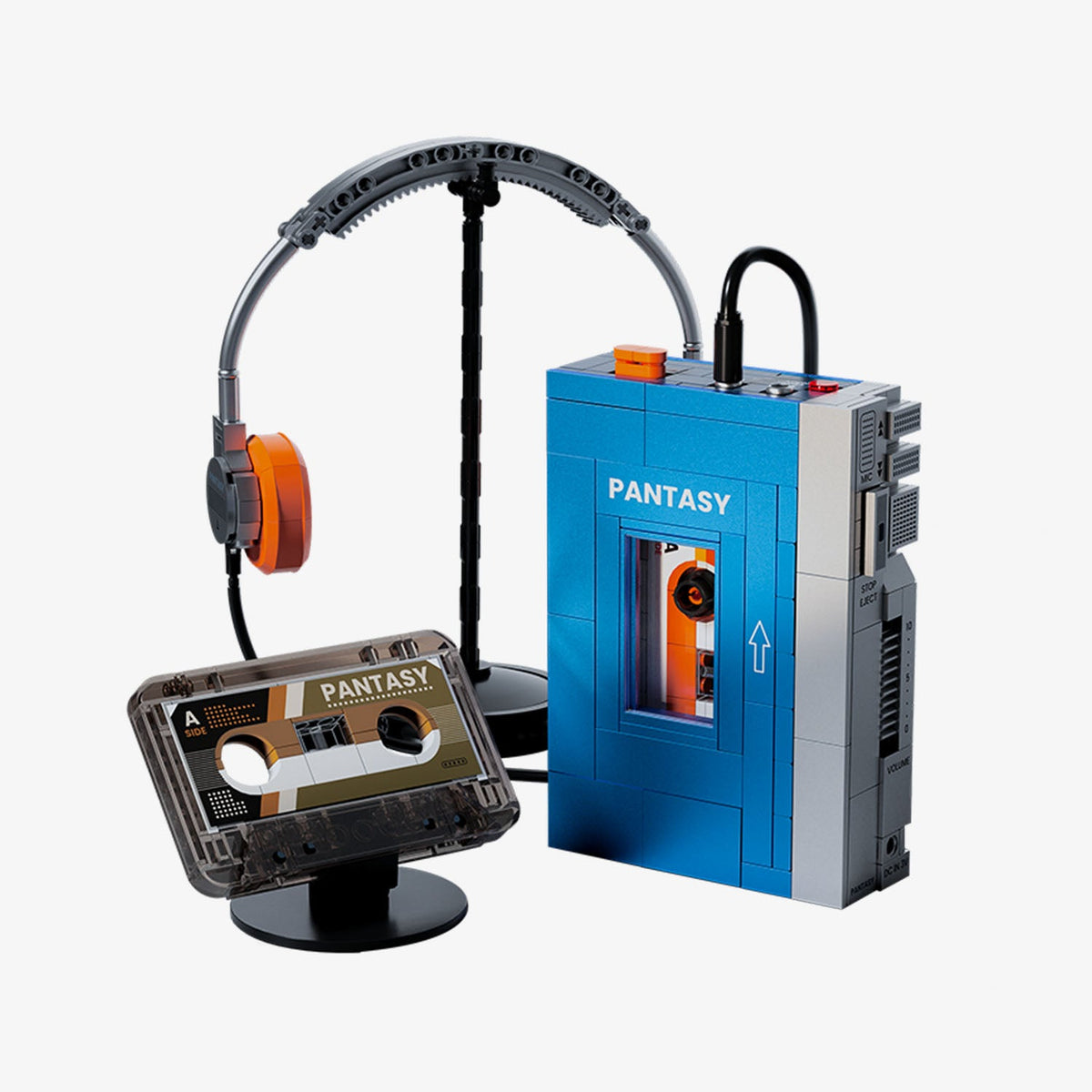 Baladeur à cassette et casque, vue principale