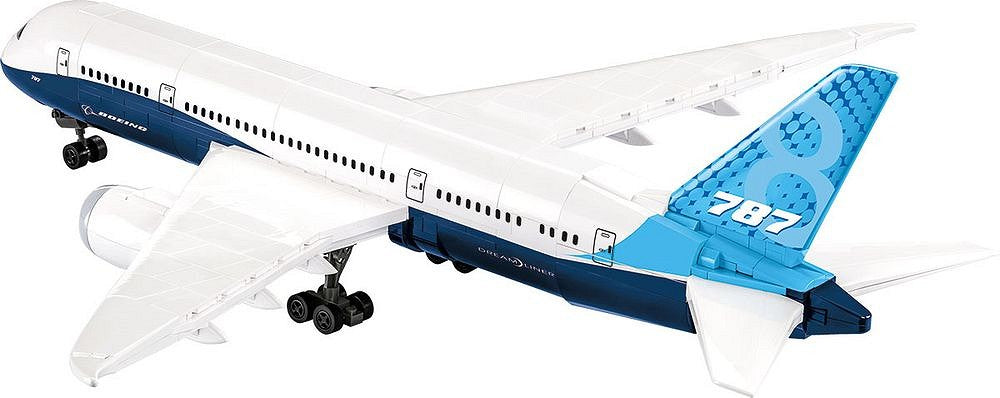 Avion de ligne long-courrier, échelle 1:110, vue 2