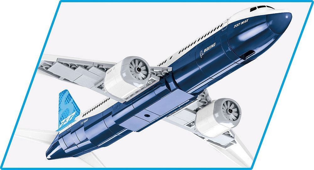 Avion de ligne moyen-courrier, échelle 1:110, vue 7