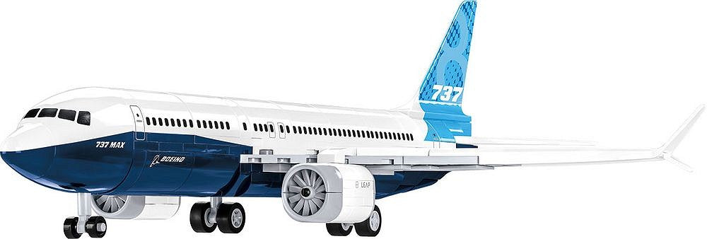 Avion de ligne moyen-courrier, échelle 1:110, vue 3