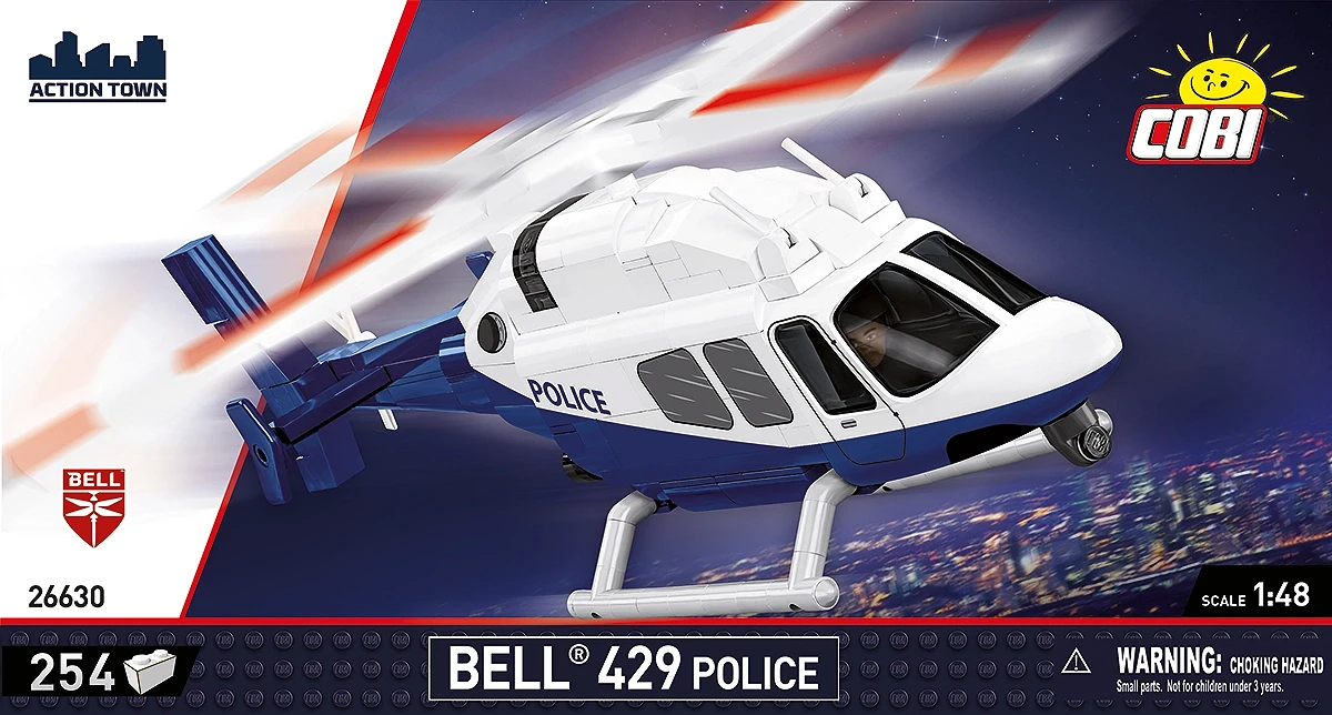 Hélicoptère de police, échelle 1:48, vue 4