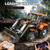 Tracteur chargeur, vue 3