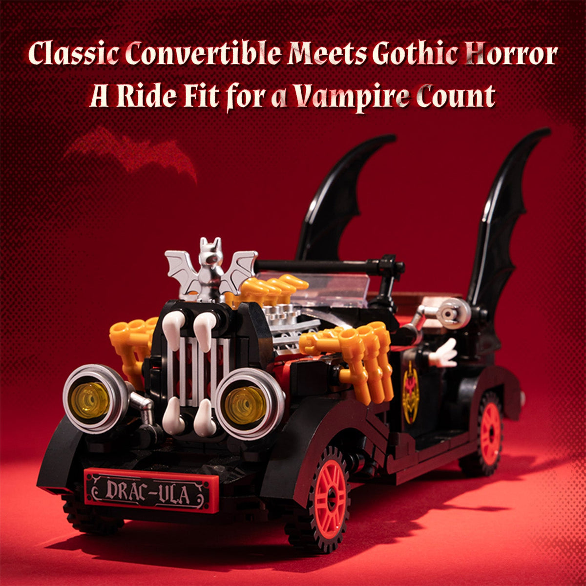 Voiture ancienne du vampire, vue 3