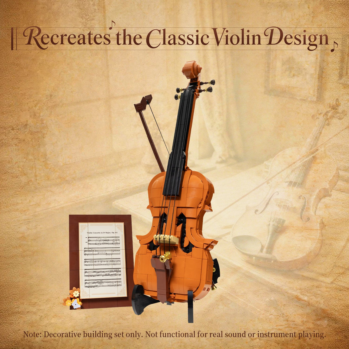 Violon, vue 3