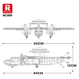 Avion de guet aérien embarqué à radar dorsal, vue 5