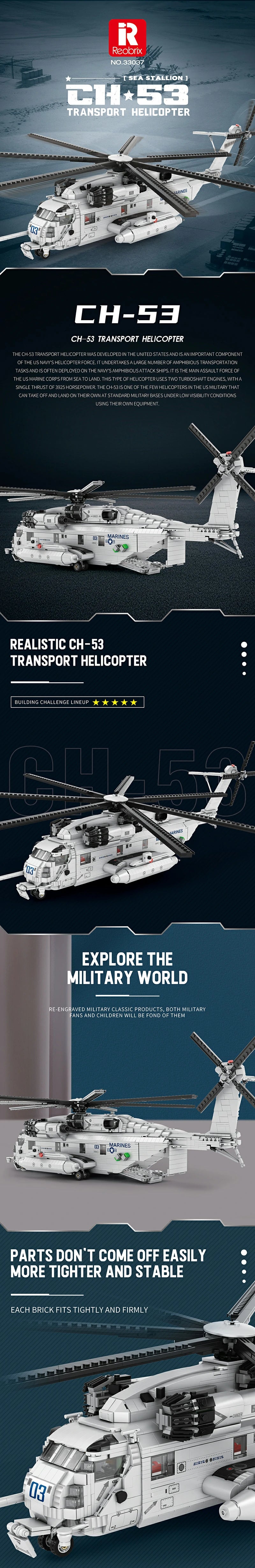 Hélicoptère lourd de transport, vue 6