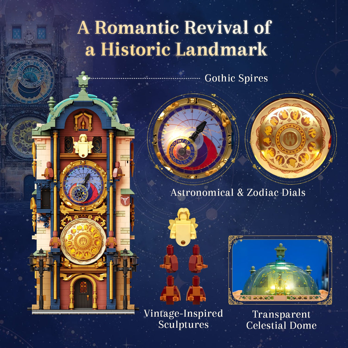 Horloge astronomique, vue 3