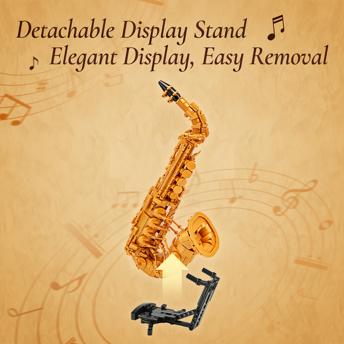 Saxophone, vue 4