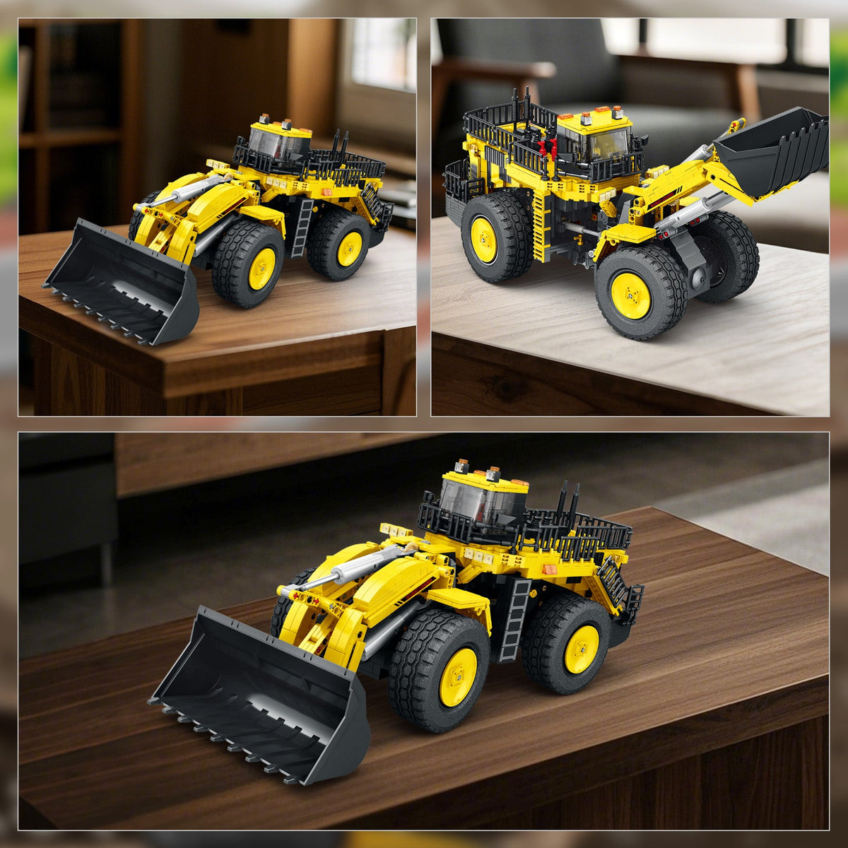 Bulldozer, vue 3