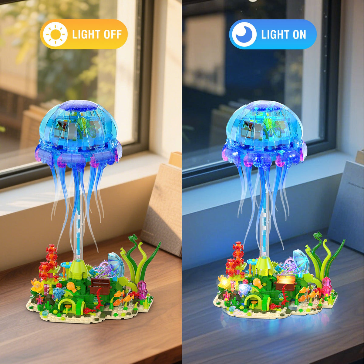 Méduse lumineuse, vue 4