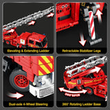 Camion de pompiers, vue 3