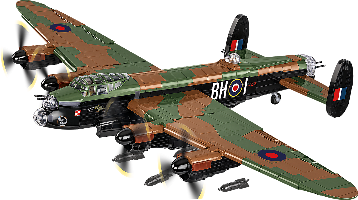 Bombardier lourd quadrimoteur britannique de 1942, échelle 1:48, vue principale