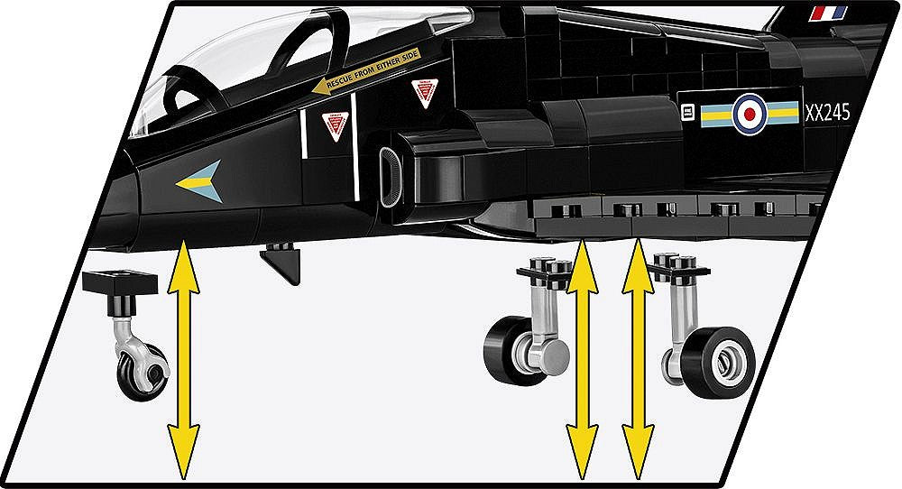 Avion d'entraînement à réaction britannique, échelle 1:48, vue 7