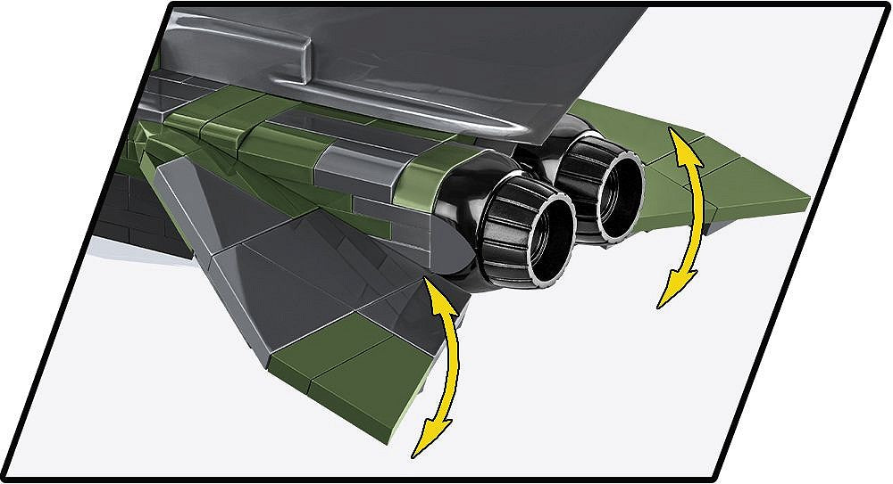 Avion d'attaque à ailes à géométrie variable, échelle 1:48, vue 7