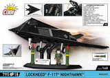 Avion furtif à facettes, échelle 1:48, vue 4