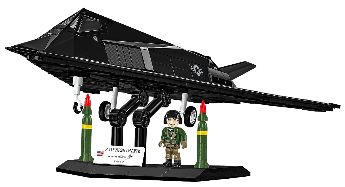 Avion furtif à facettes, échelle 1:48, vue 2