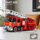 Camion de pompiers, vue 4