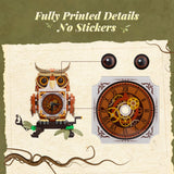 Horloge hibou, vue 5
