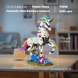 Licorne arc-en-ciel, vue 5