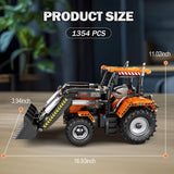 Tracteur chargeur, vue 2