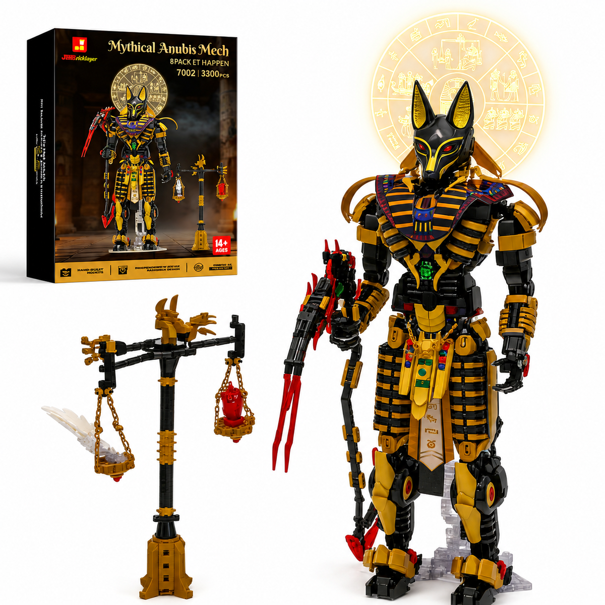 Mécha Anubis, dieu égyptien, vue principale