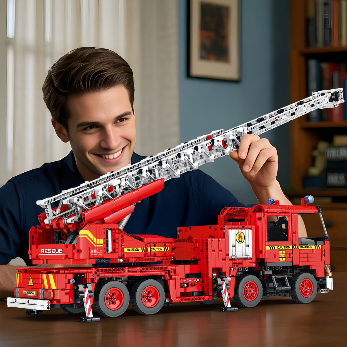 Camion de pompiers, vue 6