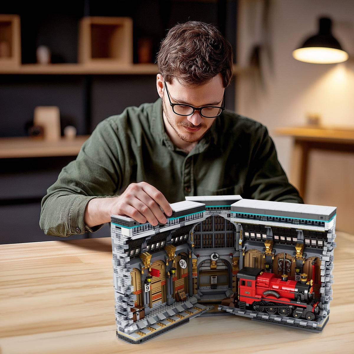 Serre-livres gare, vue 6