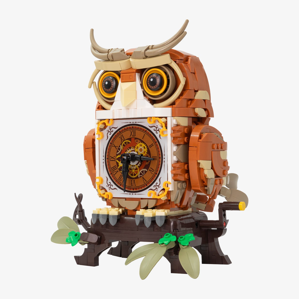 Horloge hibou, vue principale