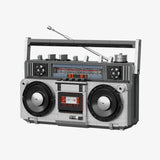 Radio-cassette rétro, vue principale