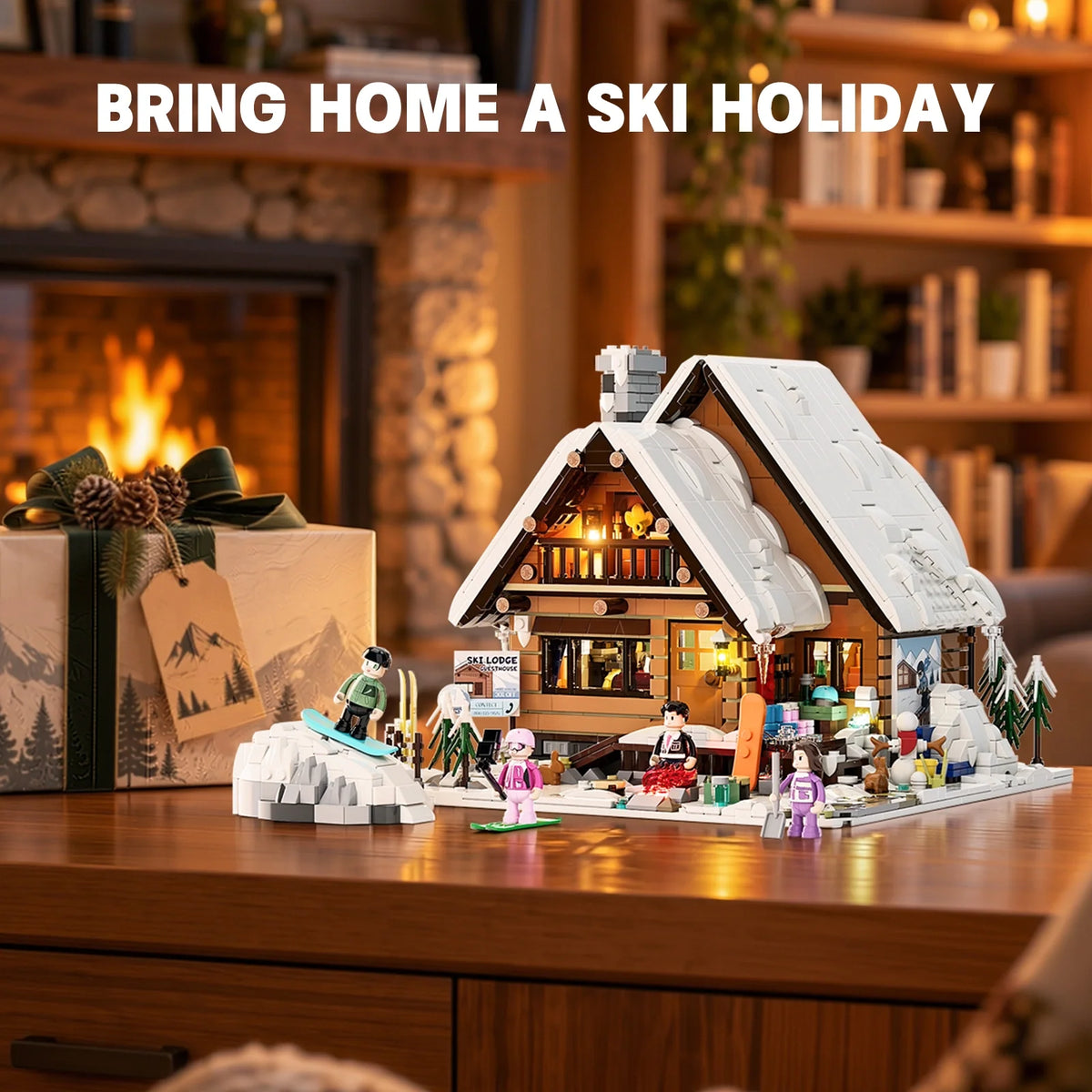 Chalet de ski, vue 3
