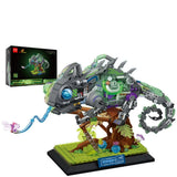 Caméléon mécanique lumineux, vue principale