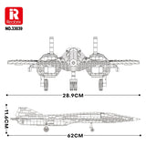 Avion de reconnaissance hypersonique futuriste, vue 5