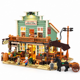 Épicerie du Far West, avec lumières, vue complémentaire 3, lumière harmonisée