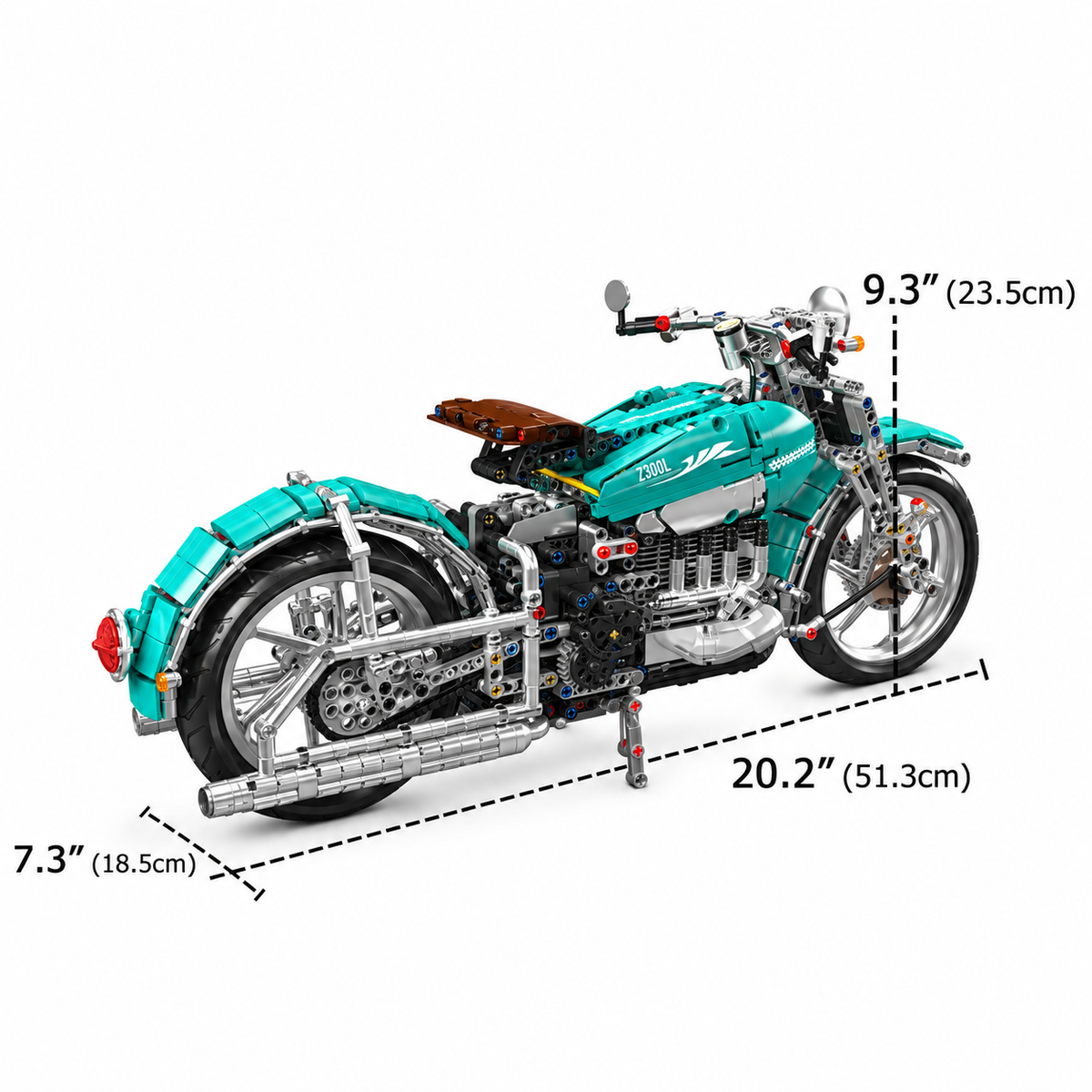 Moto cruiser au 1:6