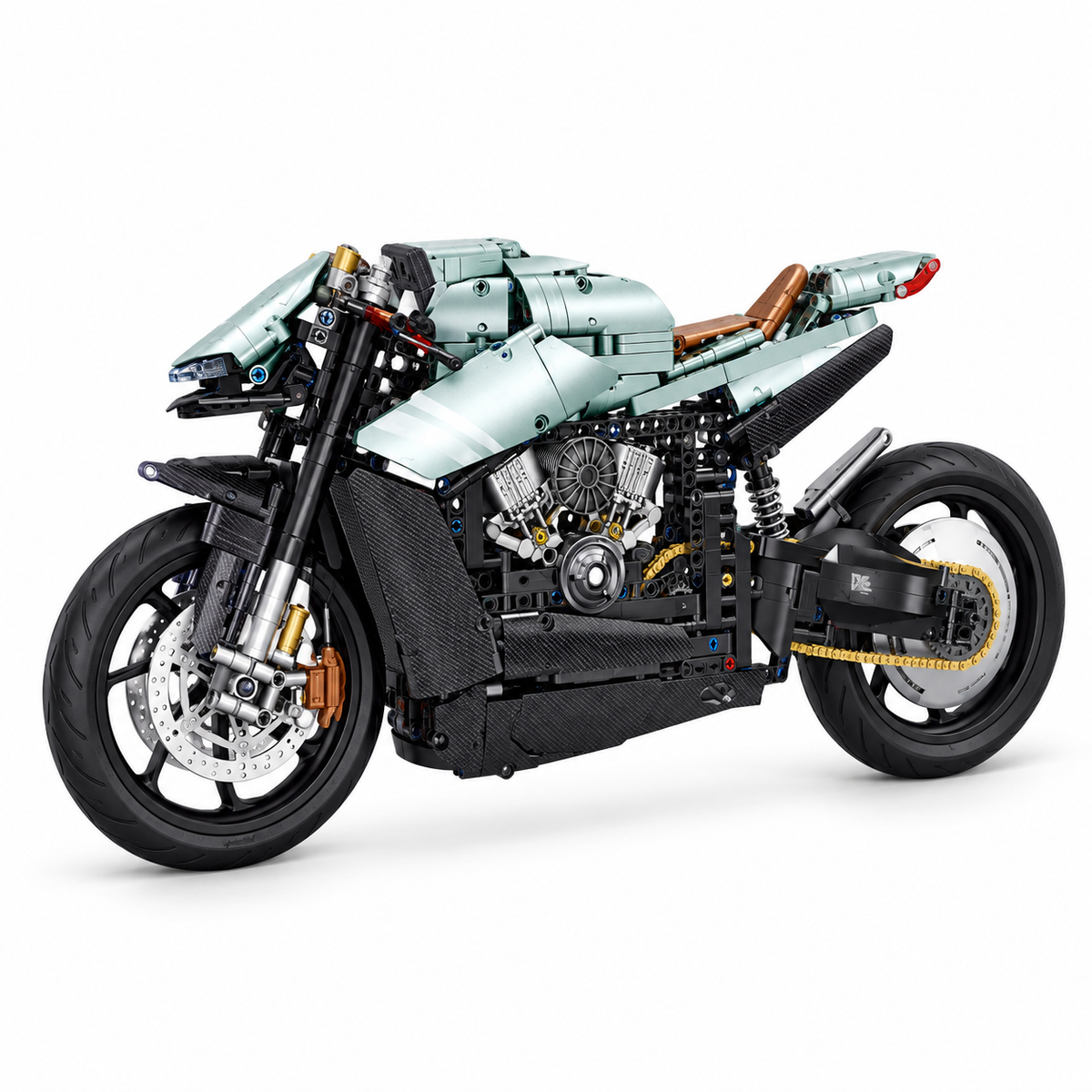 Moto d'exception à carénage sculpté, échelle 1:5