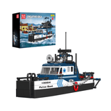 Vedette de police maritime, vue principale